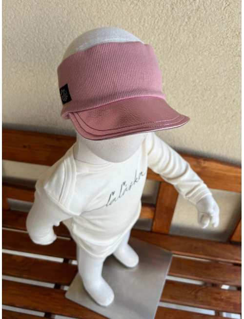 Koženková šiltočelenka