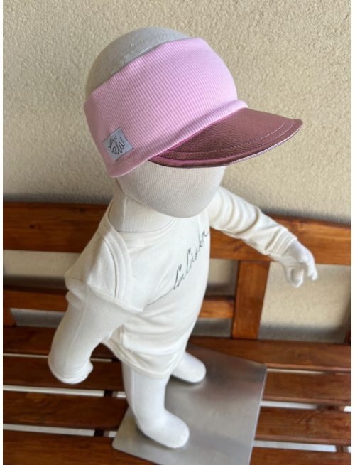 Koženková šiltočelenka