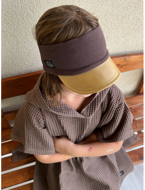 Koženková šiltočelenka