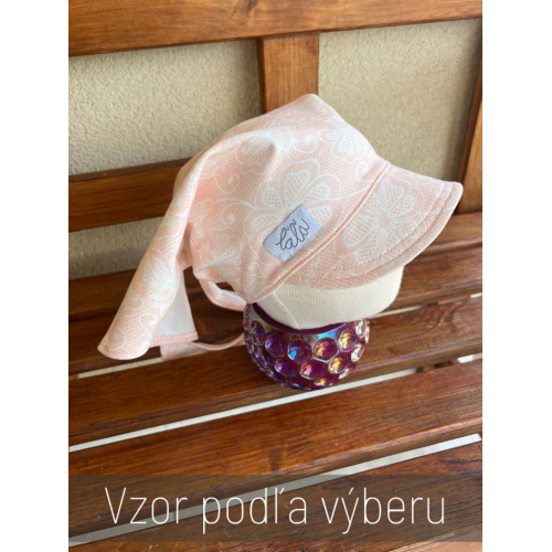 Tepláková šatka SUMMER so šiltom - na viazanie