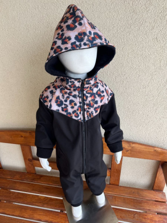 Overal s rastúcimi manžetami a vreckami - softshell celopodšitý warmkeeprom - ZIMA