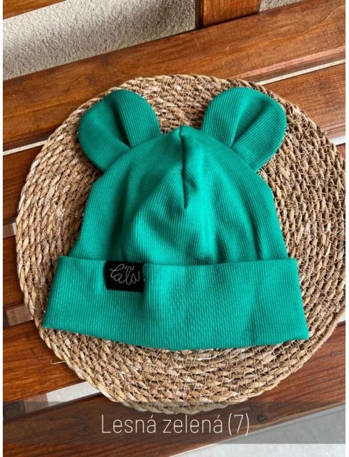 Rebro čiapka ANIMALS - macko