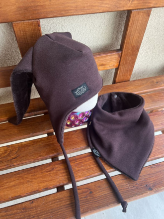 Warmkeeper ušiačka podšitá warmkeeprom - dvojvrstvová - ZAJAČIK