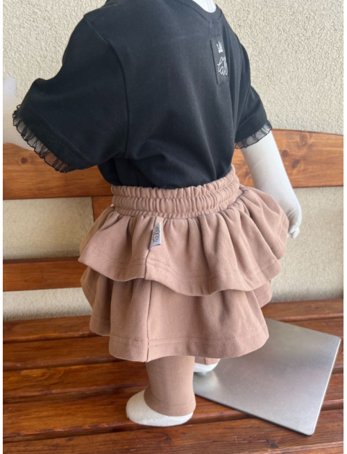 PARMA legíny so sukňou - jednofarebné