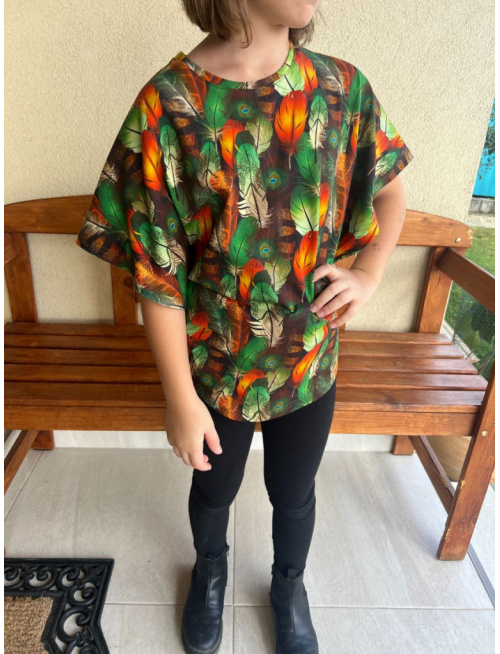 Tunika MOTÝĽ - vzorovaná