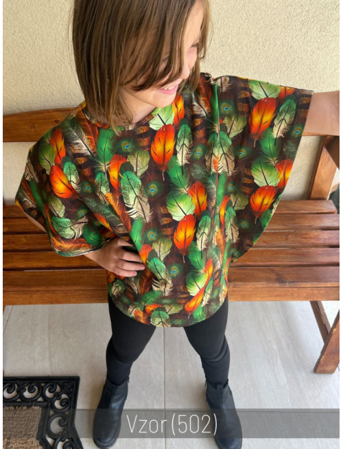 Tunika MOTÝĽ - vzorovaná