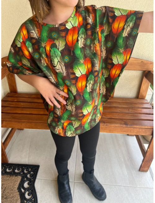 Tunika MOTÝĽ - vzorovaná