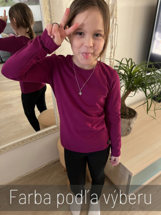 Úpletový nátelník - girl - jednofarebný