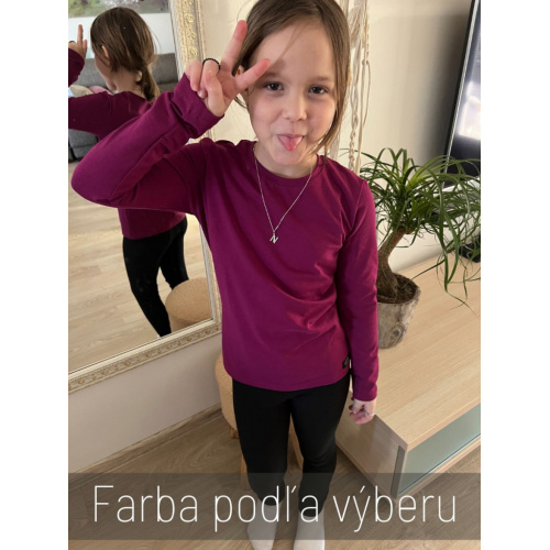 Úpletový nátelník - girl - jednofarebný