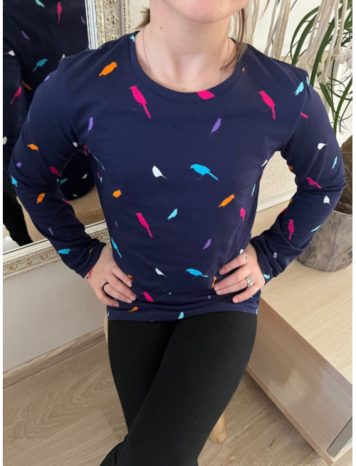 Úpletový nátelník - girl - vzorovaný