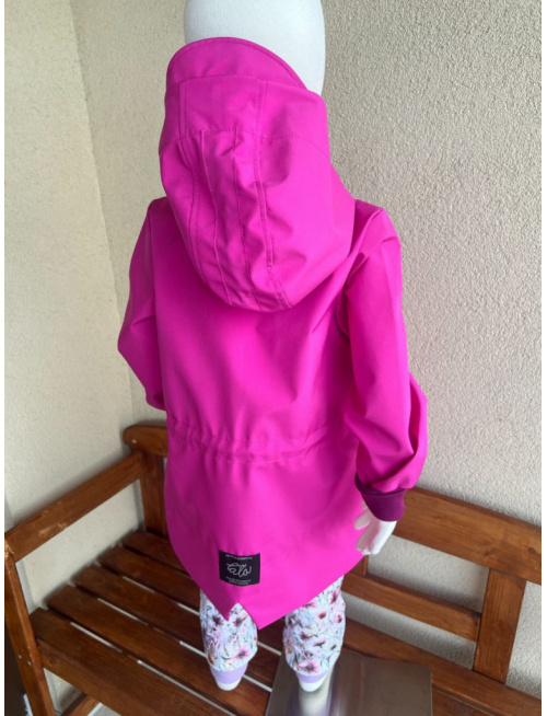 Rastúca LUX softshell bunda/parka - jar/JESEŇ - amarant