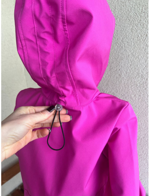 Rastúca LUX softshell bunda/parka - jar/JESEŇ - amarant