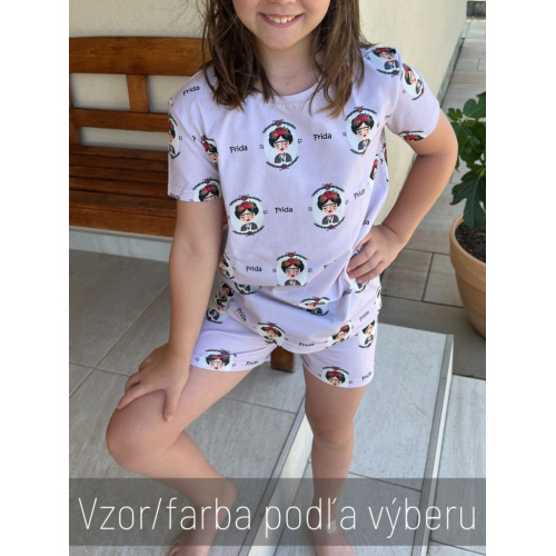 Detské pyžamko - krátke - klasik strih - GIRL
