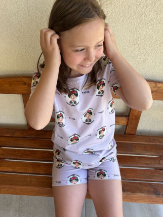 Detské pyžamko - krátke - klasik strih - GIRL