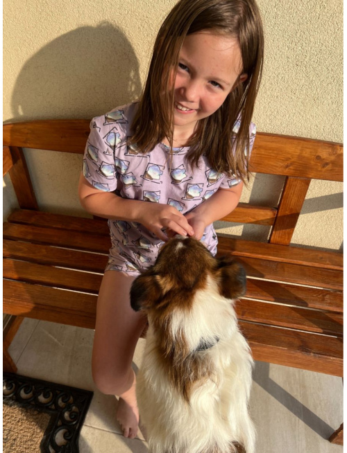 Detské pyžamko - krátke - klasik strih - GIRL