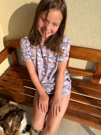 Detské pyžamko - krátke - klasik strih - GIRL