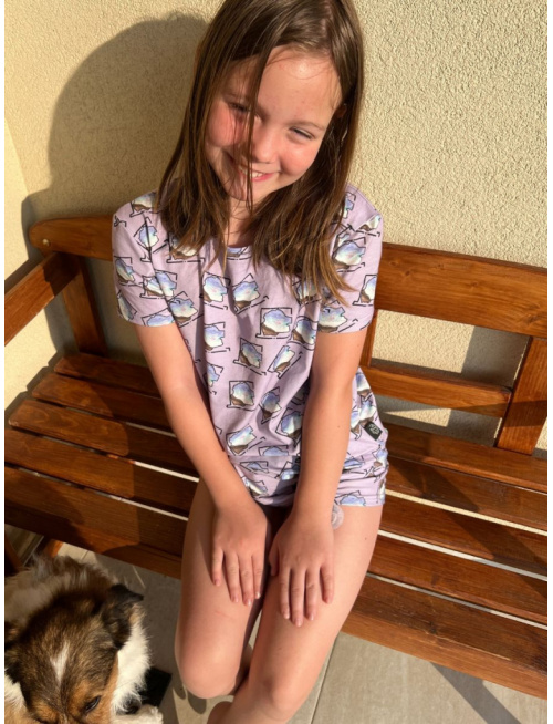 Detské pyžamko - krátke - klasik strih - GIRL