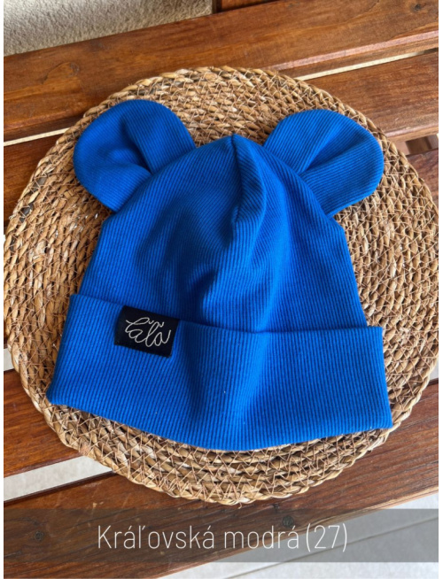 Rebro čiapka ANIMALS - macko