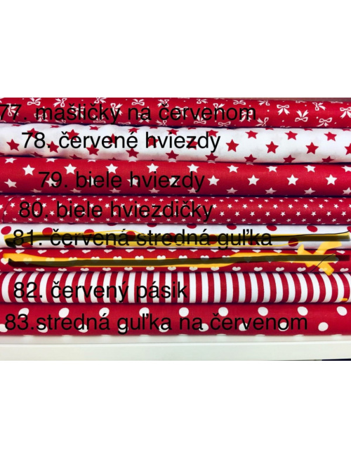 Vzorkovník - 100% pevná bavlna