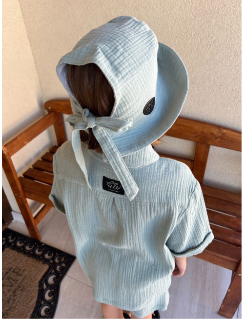 Klobúk Number 1 - gázovina/mušelín - jednofarebný