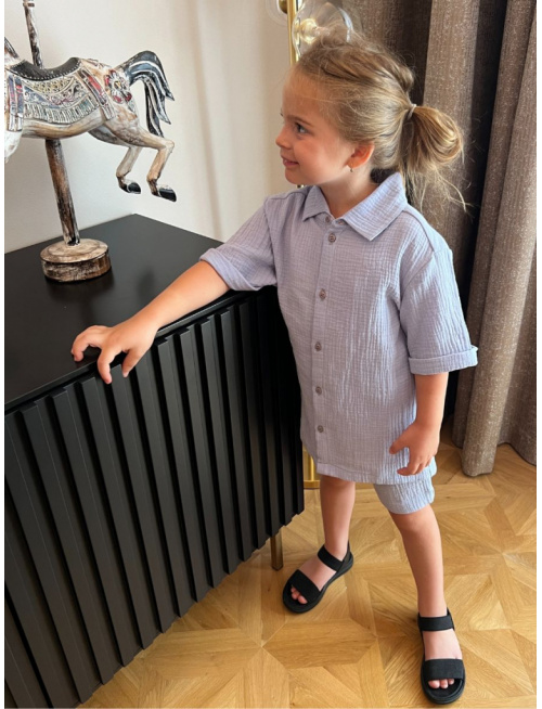 Súprava HAWAI - boy - gázovina/mušelín - jednofarebná