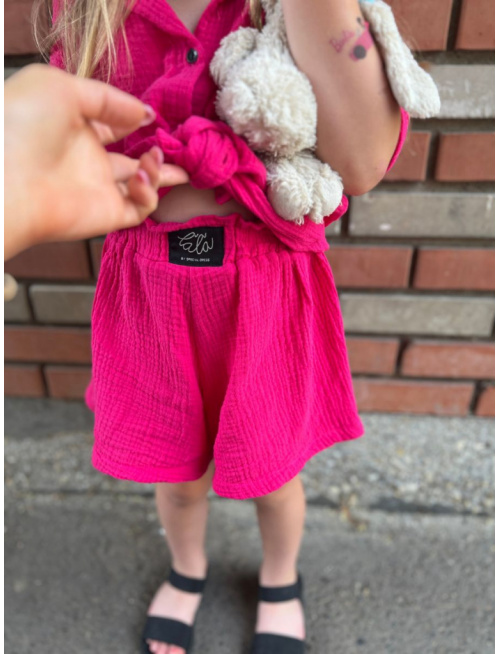 Súprava HAWAI - girl - gázovina/mušelín - jednofarebná