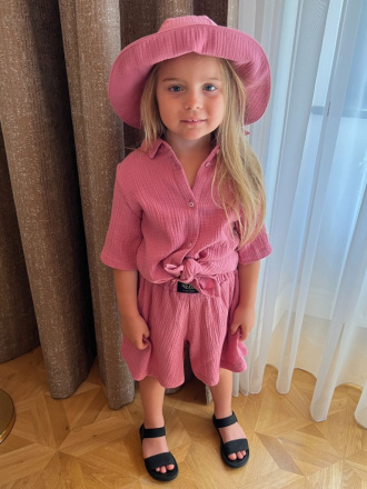 Súprava HAWAI - girl - gázovina/mušelín - mäsová