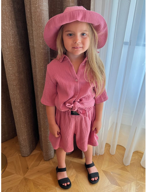 Súprava HAWAI - girl - gázovina/mušelín - mäsová