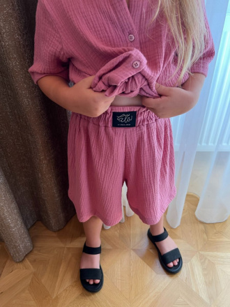 Súprava HAWAI - girl - gázovina/mušelín - mäsová