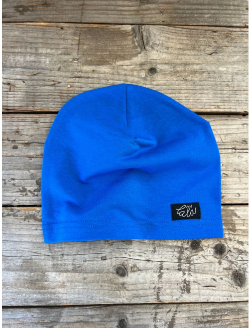 Šmolko čiapka + tunel (jednofarebný set) - kobaltová