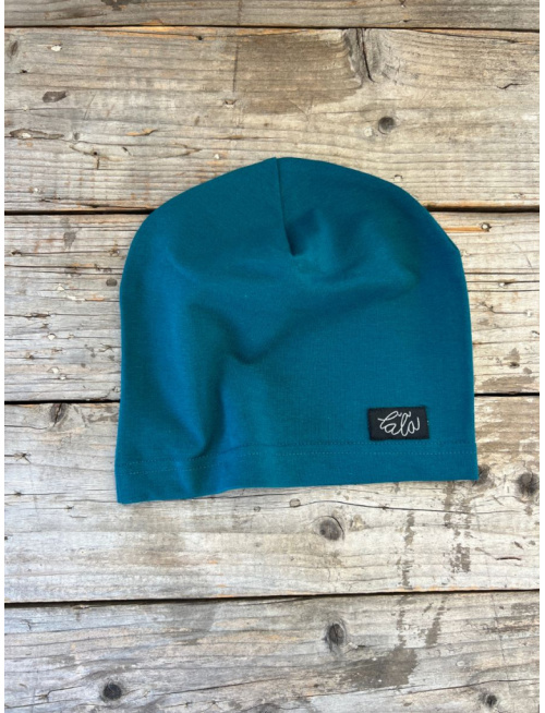 Šmolko čiapka + tunel (jednofarebný set) - smaragd