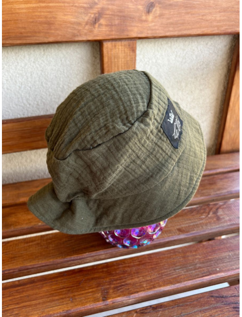 Klobúk Panáčik - gázovina/mušelín - jednovrstvový - jednofarebný