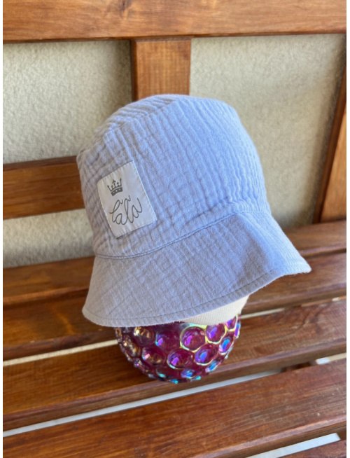 Klobúk Panáčik - gázovina/mušelín - jednovrstvový - jednofarebný