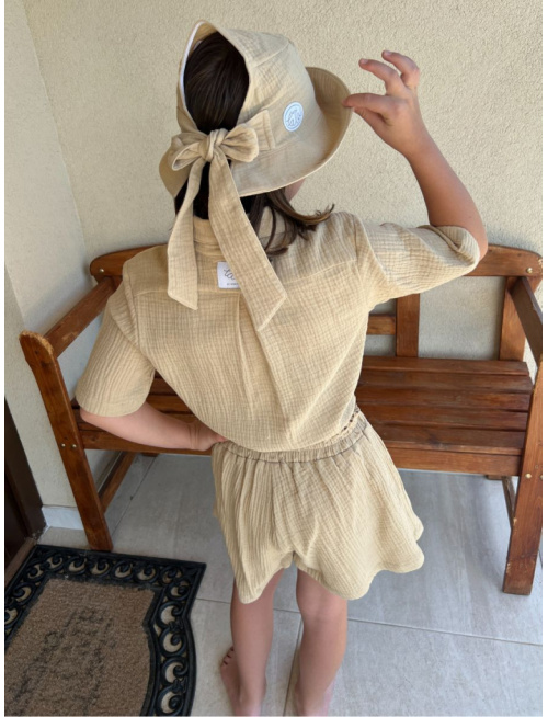 Súprava HAWAI - boy - gázovina/mušelín - jednofarebná