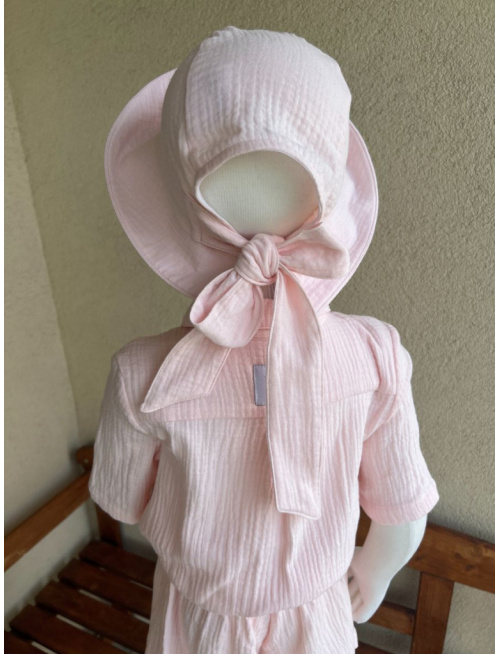 Klobúk Number 1 - gázovina/mušelín - jednofarebný