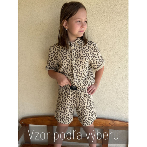 Súprava HAWAI - boy - gázovina/mušelín - vzorovaná