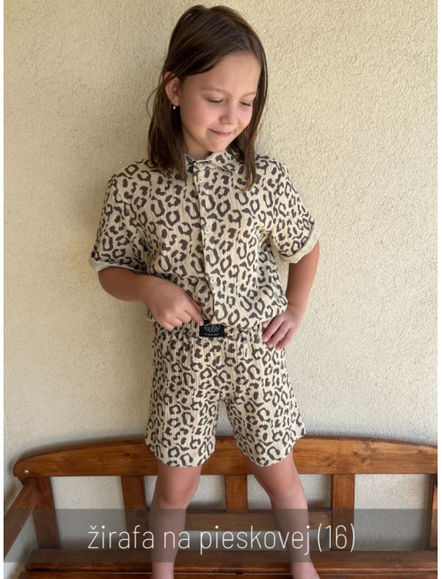 Súprava HAWAI - boy - gázovina/mušelín - vzorovaná