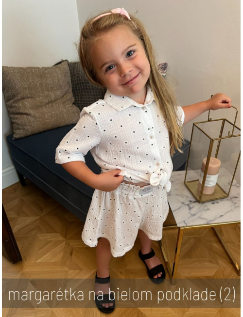 Súprava HAWAI - girl - gázovina/mušelín - vzorovaná