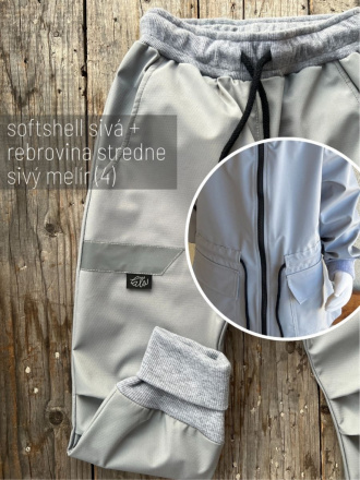 Vzorkovník - jar/JESEŇ - softshell - jednofarebný