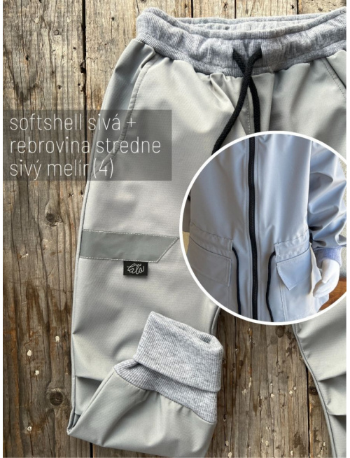 Vzorkovník - jar/JESEŇ - softshell - jednofarebný