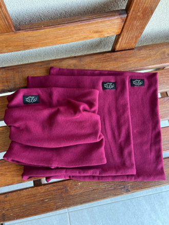 Parma tunel - bordový - dvojvrstvový