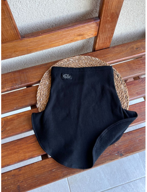  Parma tvarovaný nákrčník - čierna - jednovrstvový