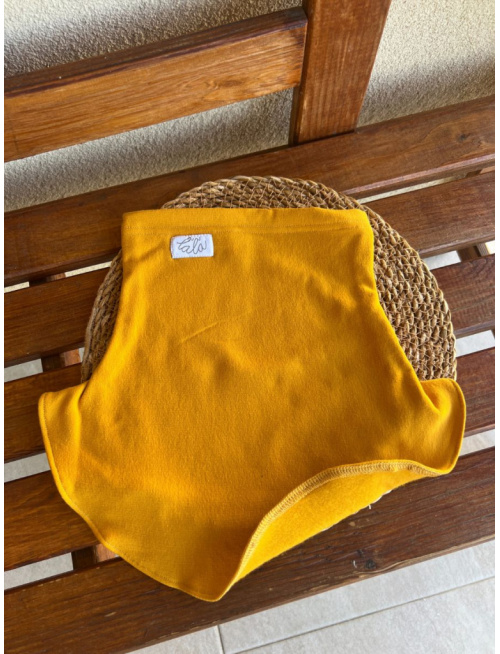 Parma tvarovaný nákrčník - horčicová - jednovrstvový