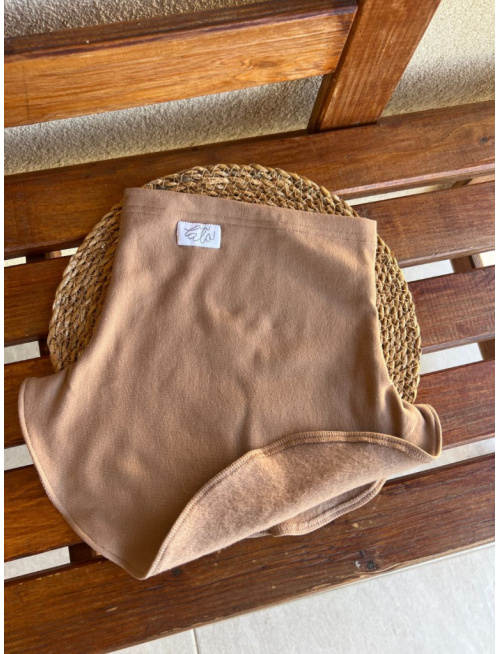 Parma tvarovaný nákrčník - piesková - jednovrstvový