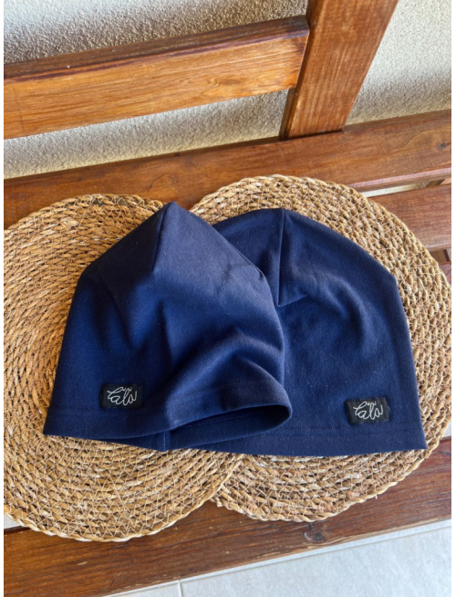 Parma šmolko čiapka - temná modrá - jednovrstvová