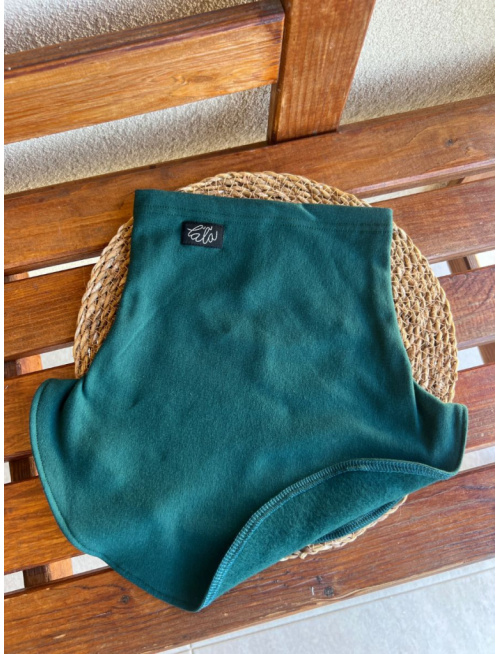 Parma tvarovaný nákrčník - smaragd zelená - jednovrstvový