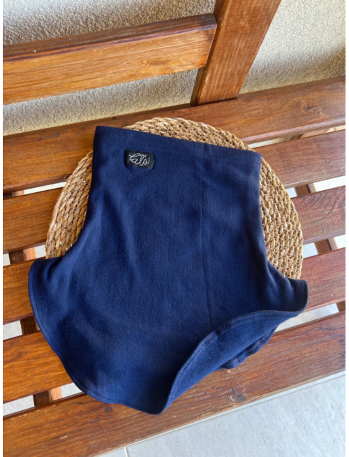 Parma tvarovaný nákrčník - temná modrá - jednovrstvový