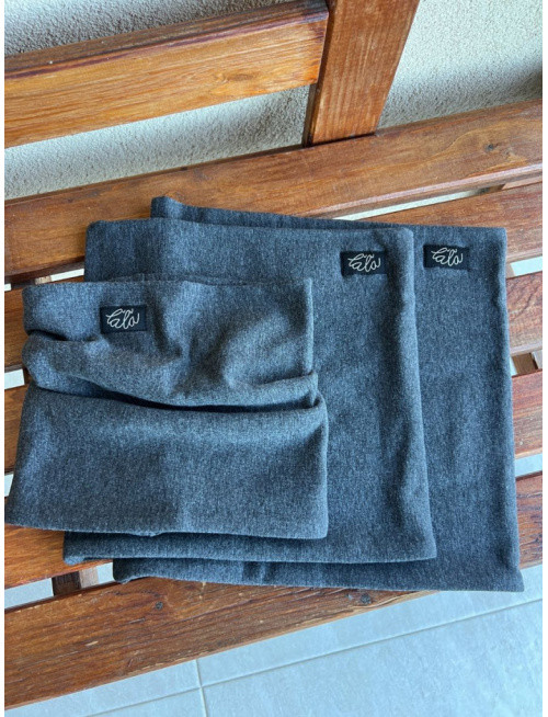 Parma tunel - antracit - dvojvrstvový