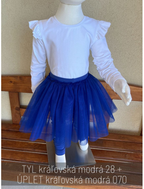 Úpletové legíny s tylovou sukňou