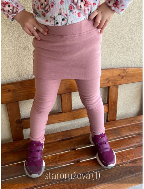 PARMA legíny s minisukňou - jednofarebné